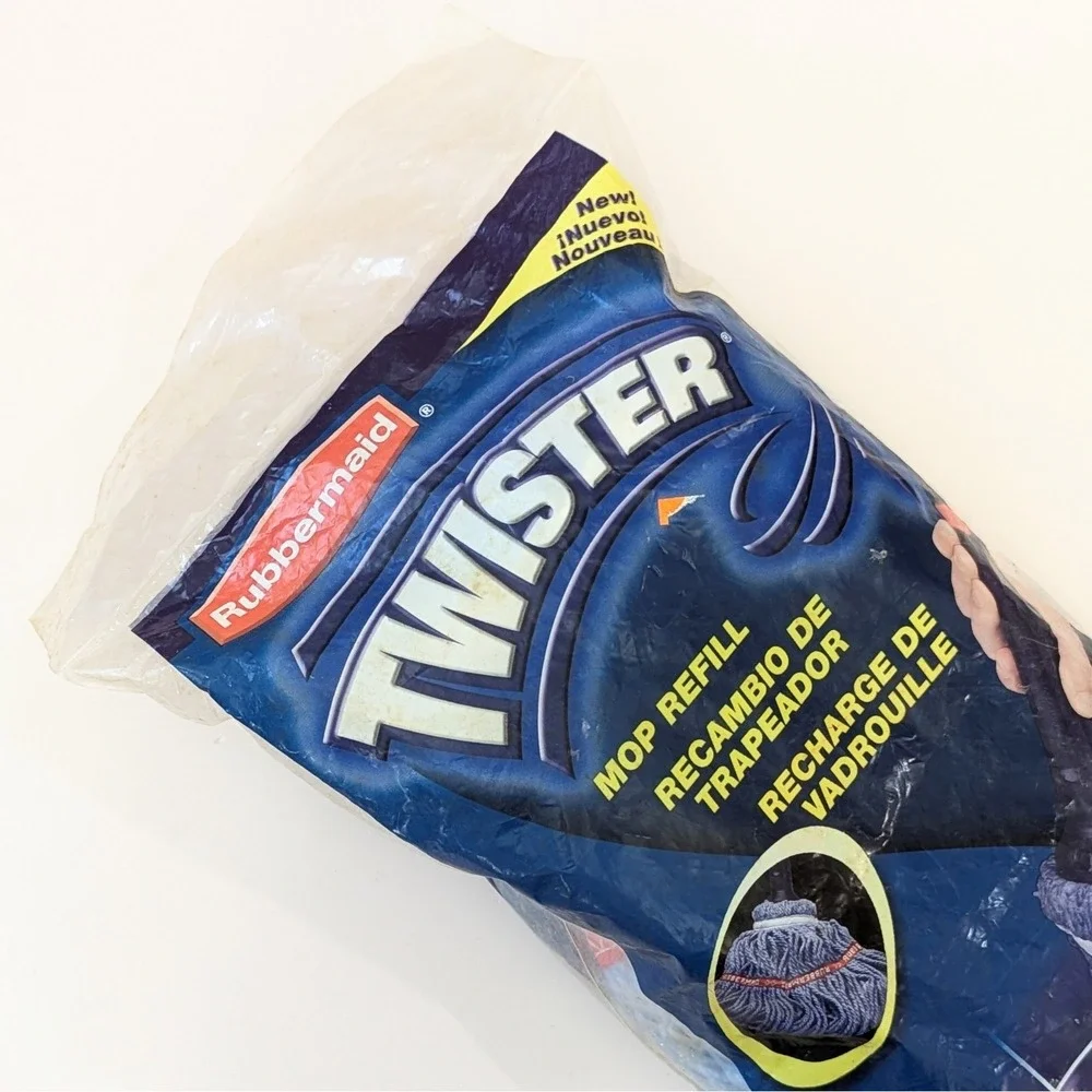 Vintage Rubbermaid TWISTER Mop Head Refill 6B1200 Blue Replacement 2003
